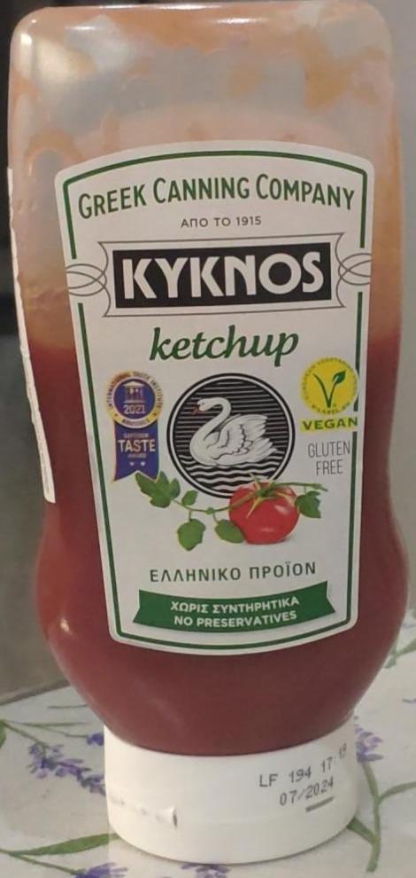 Фото - Кетчуп томатний солодкий Kyknos