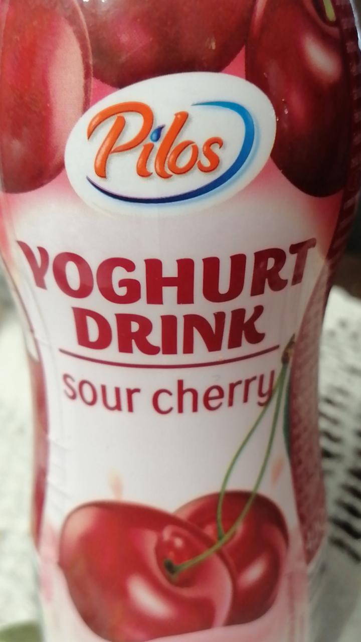 Фото - Йогурт вишневий Yoghurt Drink Sour Cherry Pilos