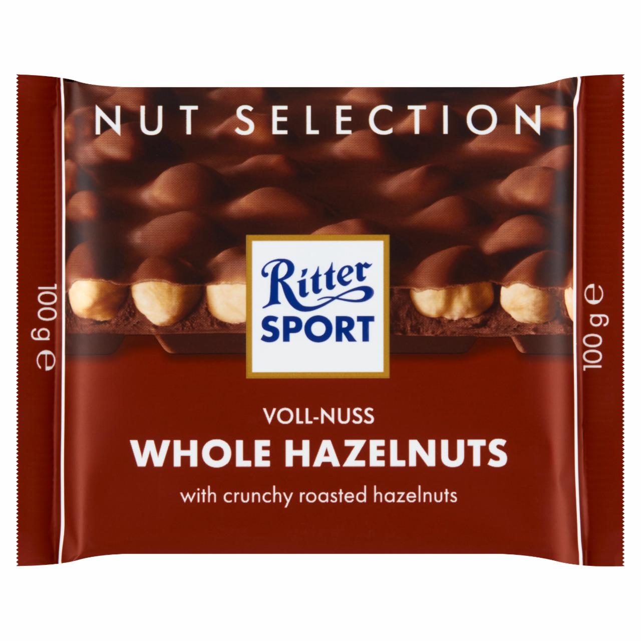 Фото - Молочний шоколад з цілими лісовими горіхами Ritter sport