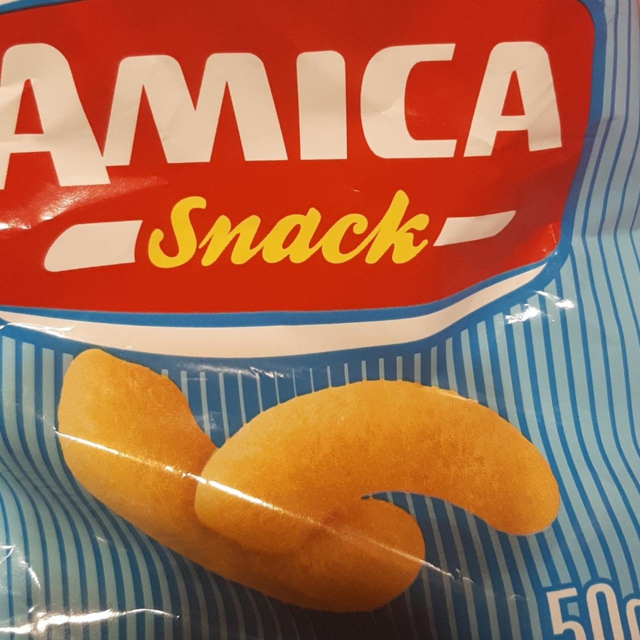 Фото - Снек кукурудзяний зі смаком сиру Amica Chips