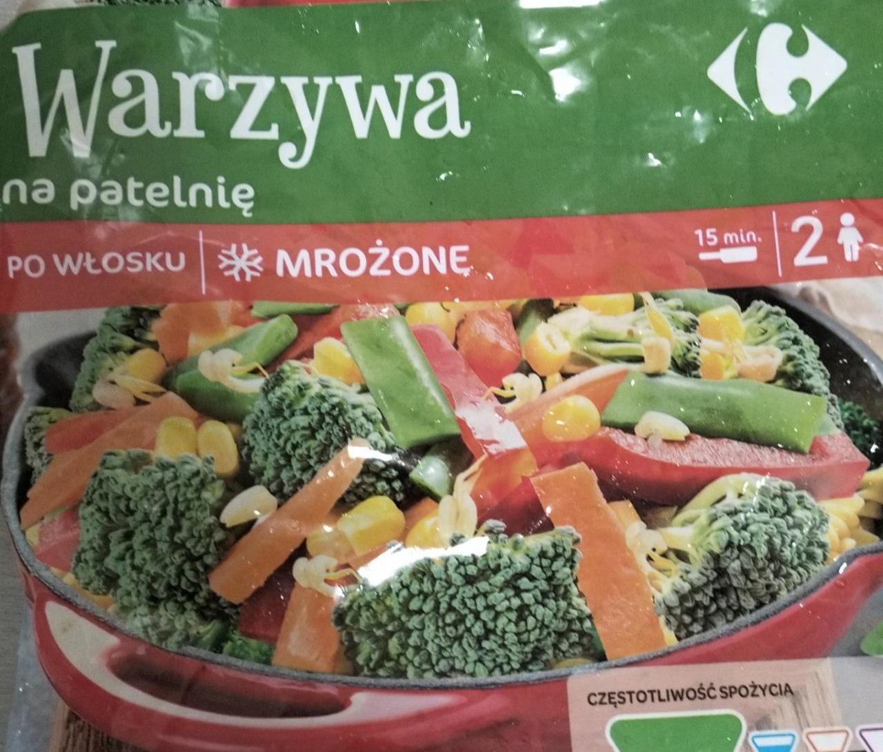 Фото - Warzywa na patelnię po włosku mrożone Carrefour