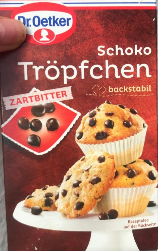 Фото - Шоколадні крапельки Schoko Tröpfchen Dr.Oetker