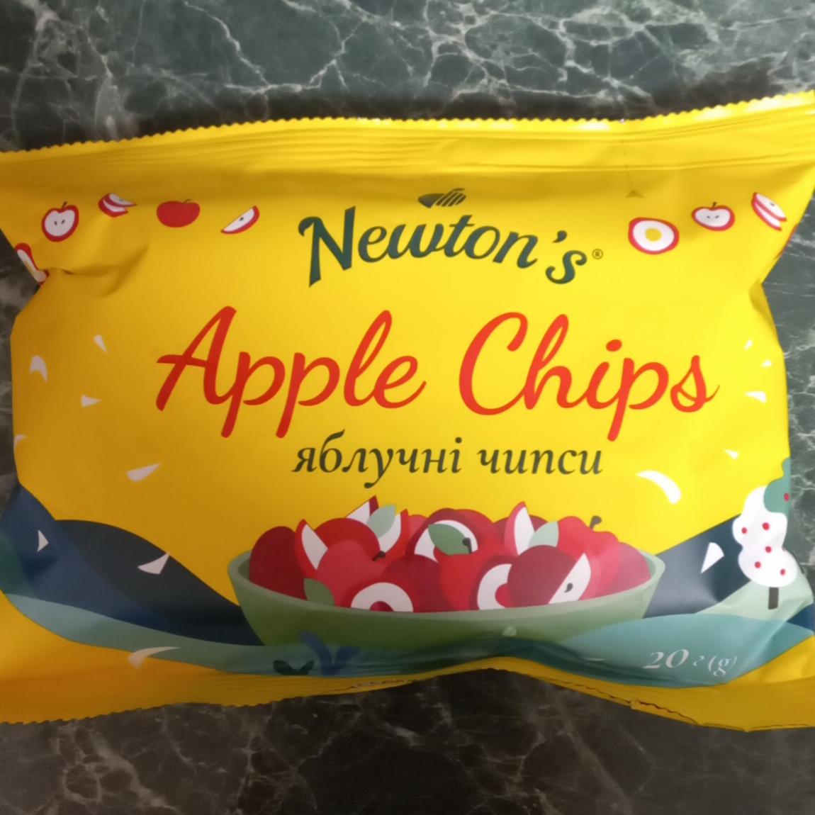 Фото - Чіпси яблучні Apple Chips Newton's