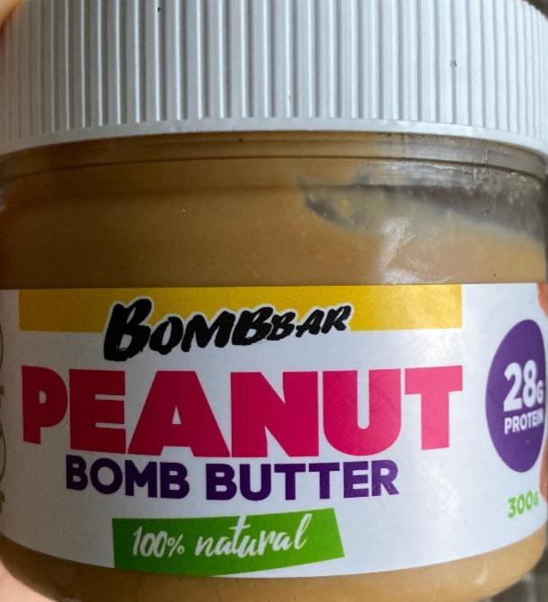 Фото - Арахісова паста-кранч Peanut Bomb Butter Crunchy BombBar