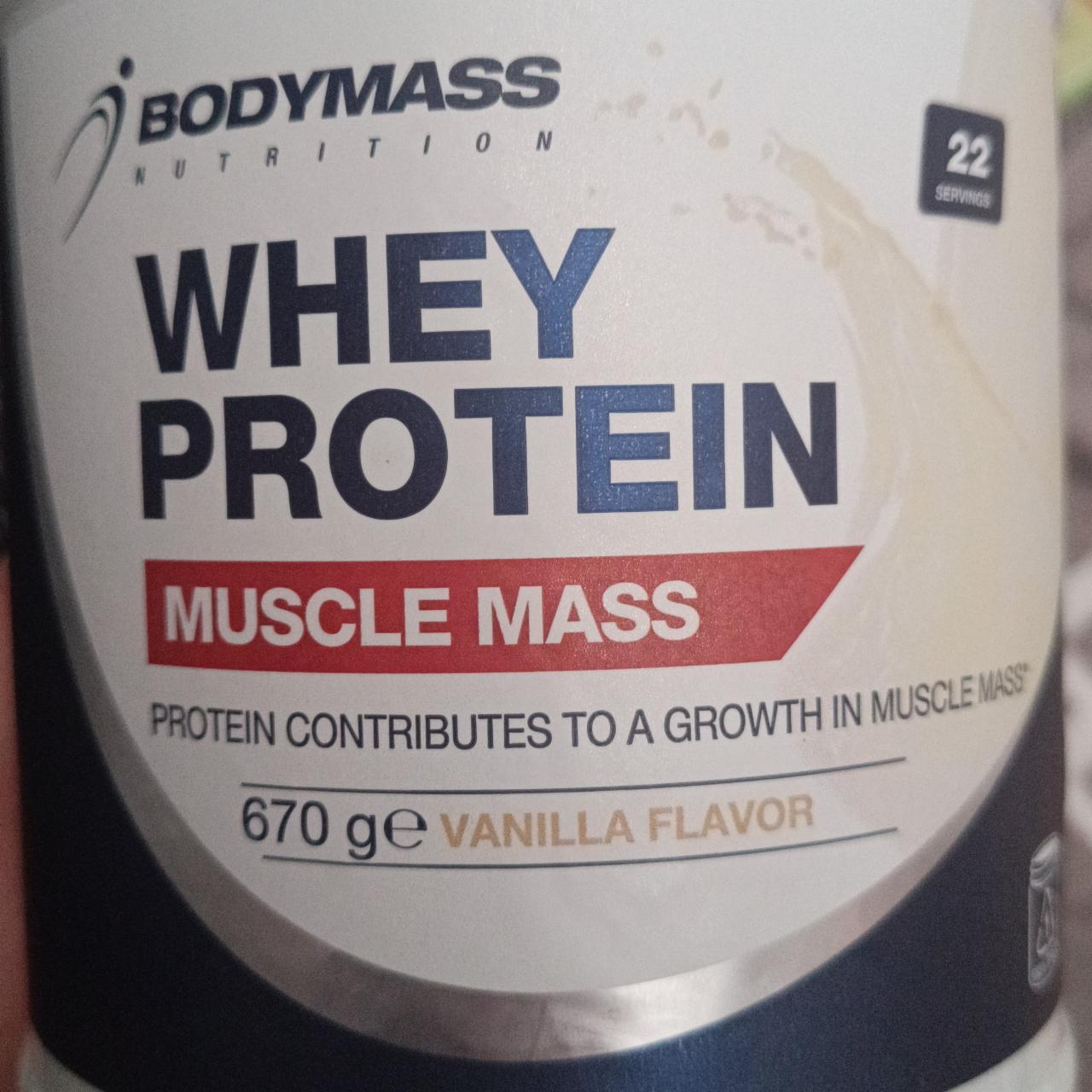 Фото - Протеїн Whey Protein Vanilla Flavour BodyMass Nutrition
