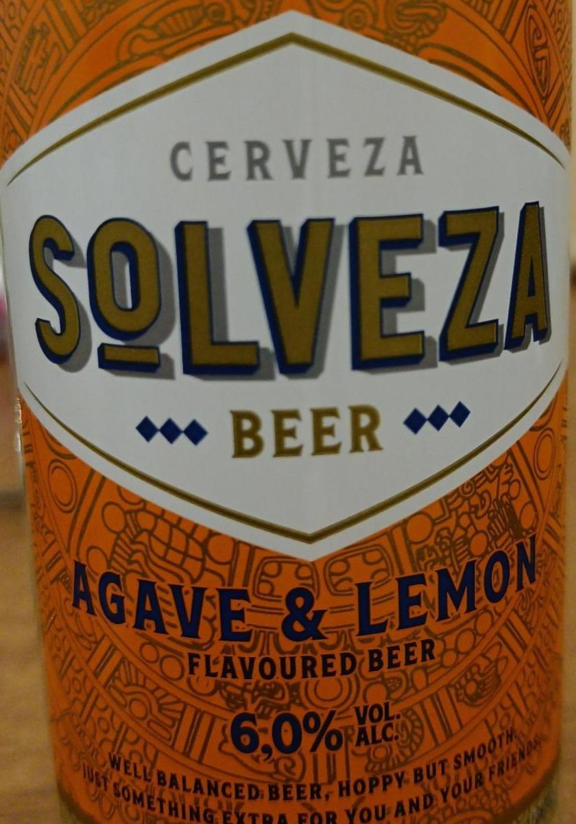 Фото - Пиво Agave& lemon 6% Solveza
