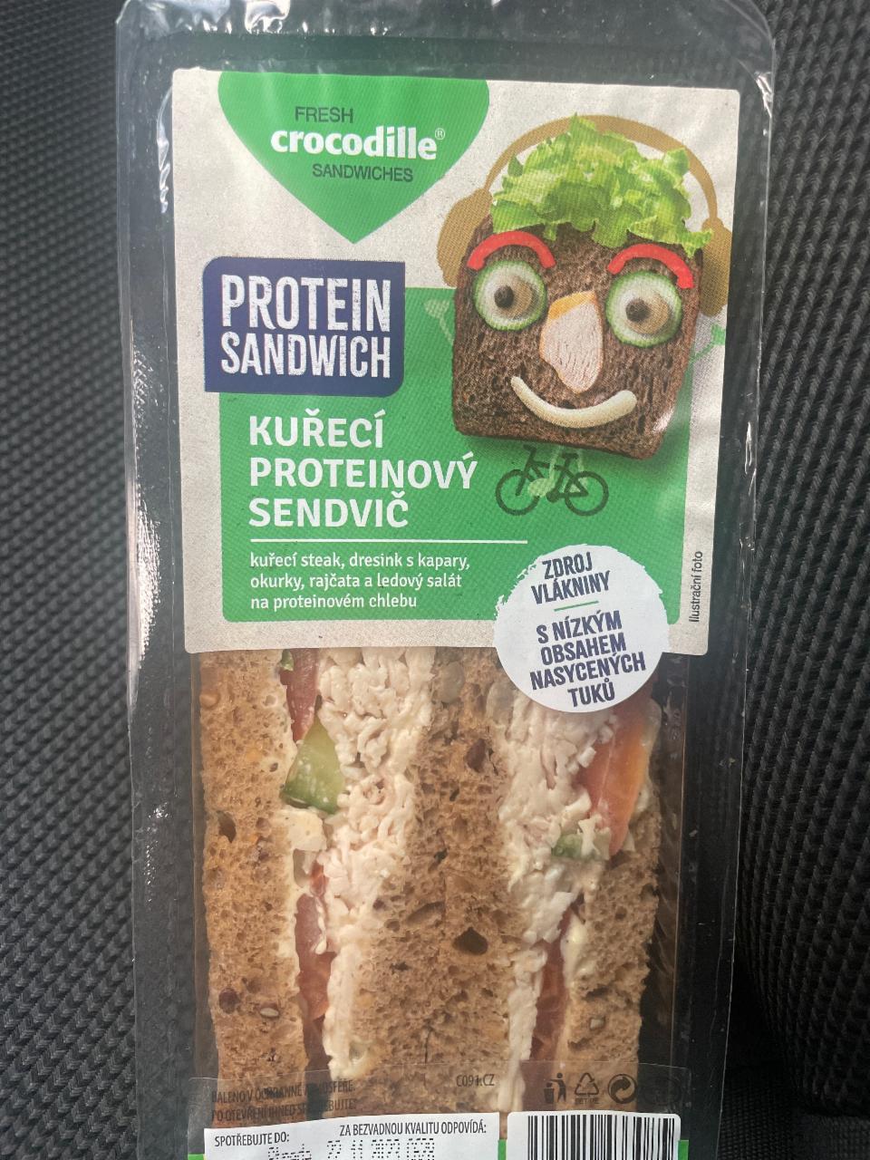 Фото - Сендвіч з куркою Protein Sandwich Crocodille