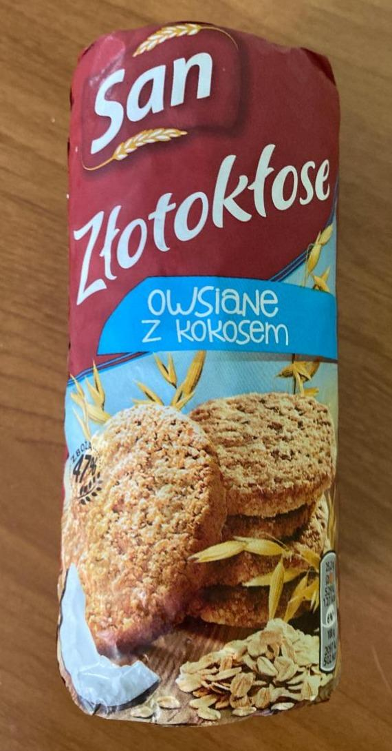 Фото - Печиво вівсяне з кокосом Złotokłose San