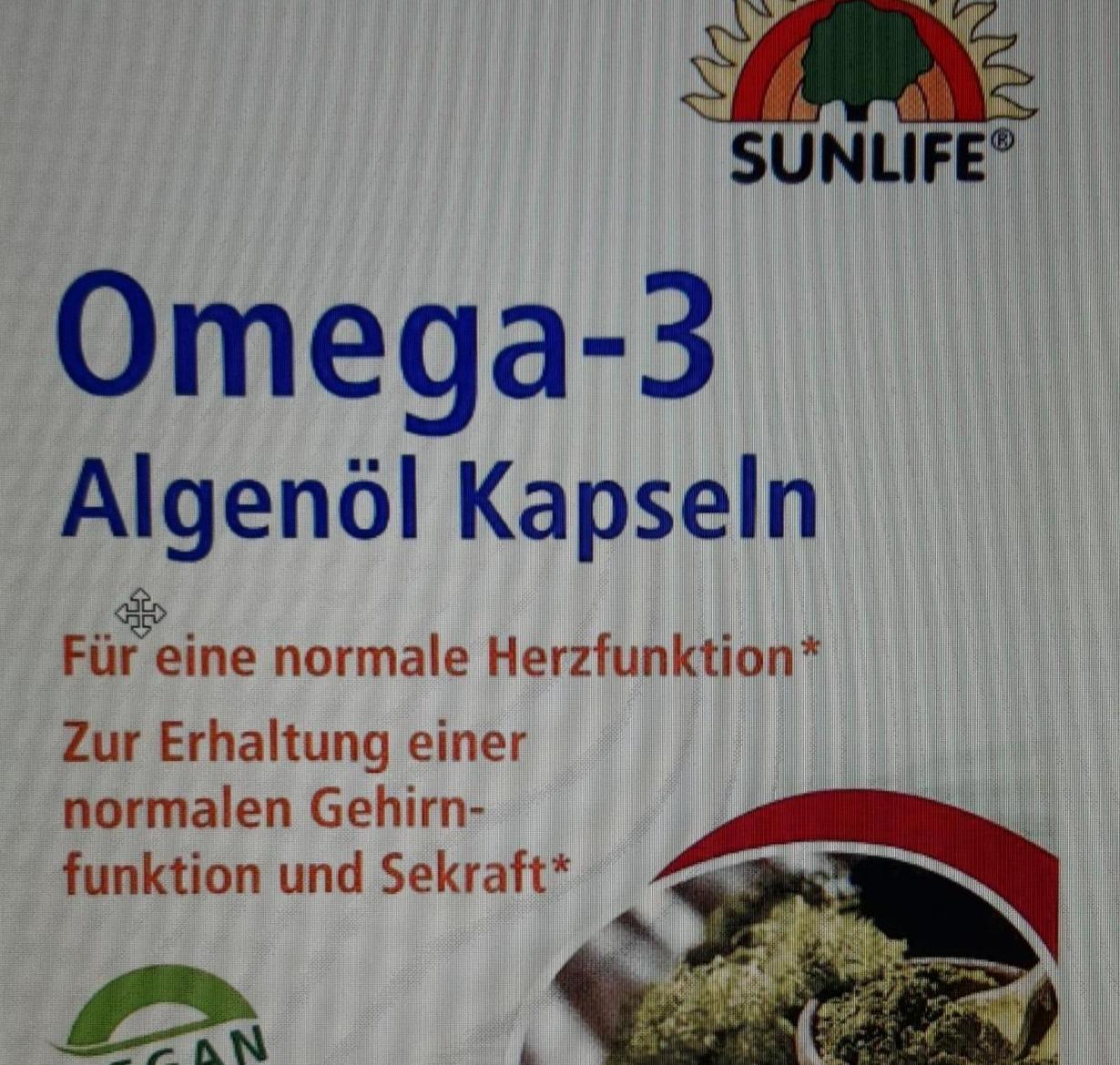 Фото - Вітаміни Омега-3 Kapseln Sunlife