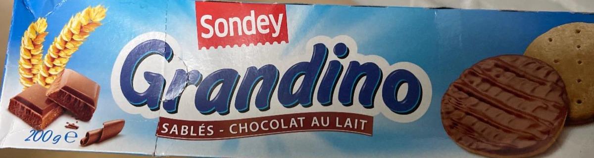Фото - Grandino sablés chocolat au lait Sondey