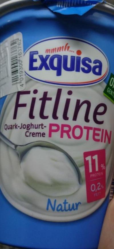 Фото - Крем-йогурт натуральний Fitline протеїновий 11% Exquisa
