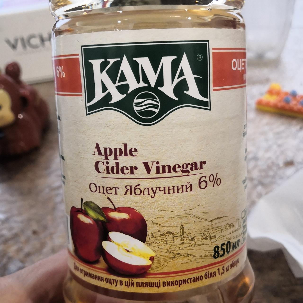 Фото - Оцет яблучний 6% Кама