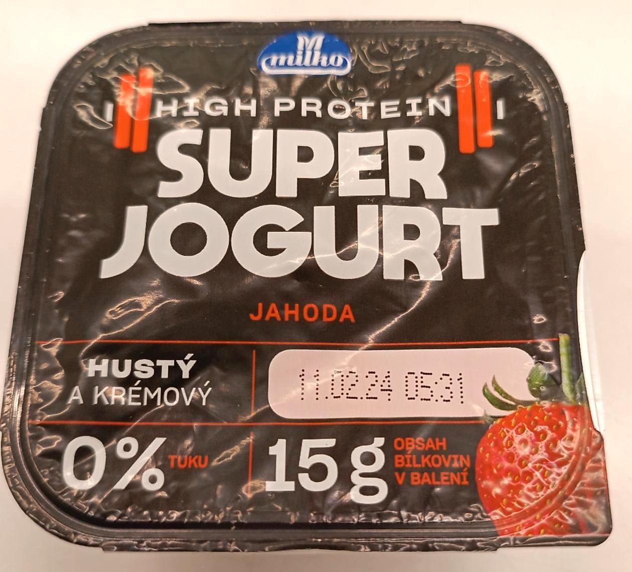 Фото - High protein super jogurt Jahoda Milko