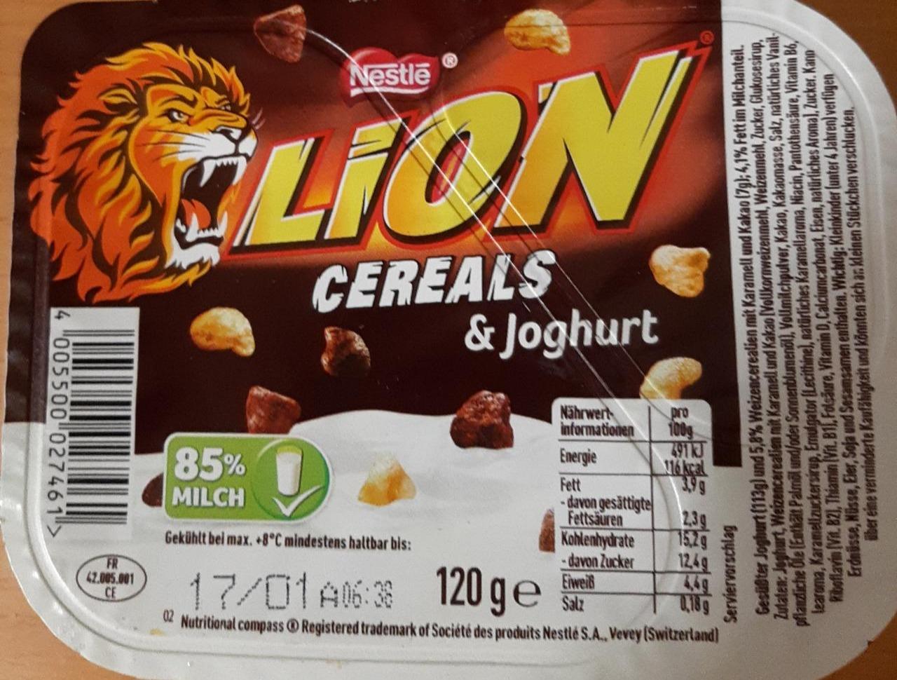 Фото - Lion Cereals & Joghurt Nestlé
