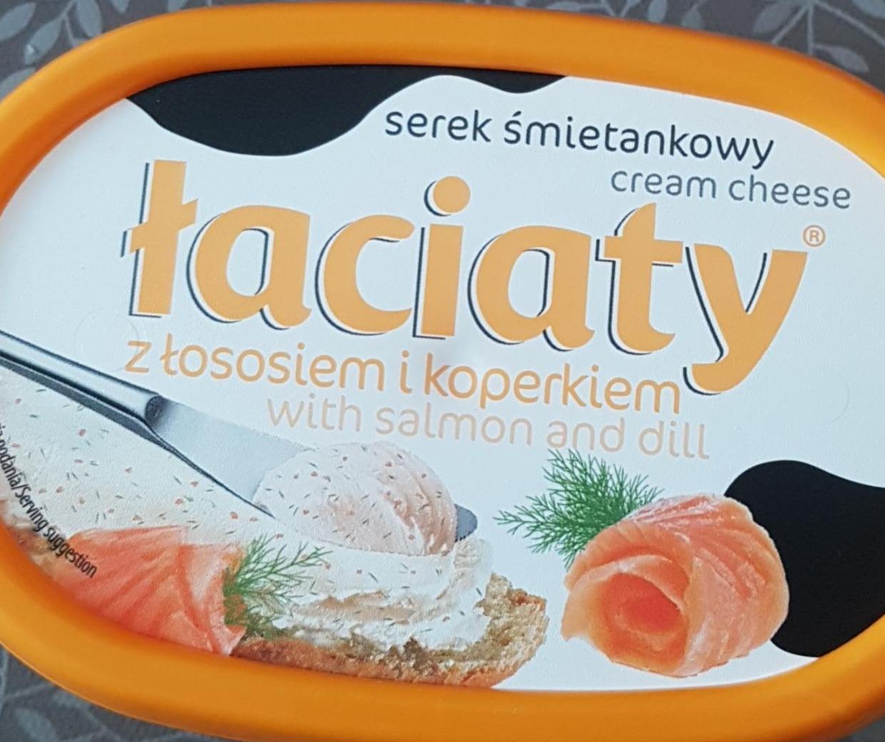 Фото - Сир вершковий Laciaty з лососем і кропом Nowość