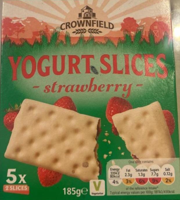 Фото - Yogurt Slices strawberry Crownfield