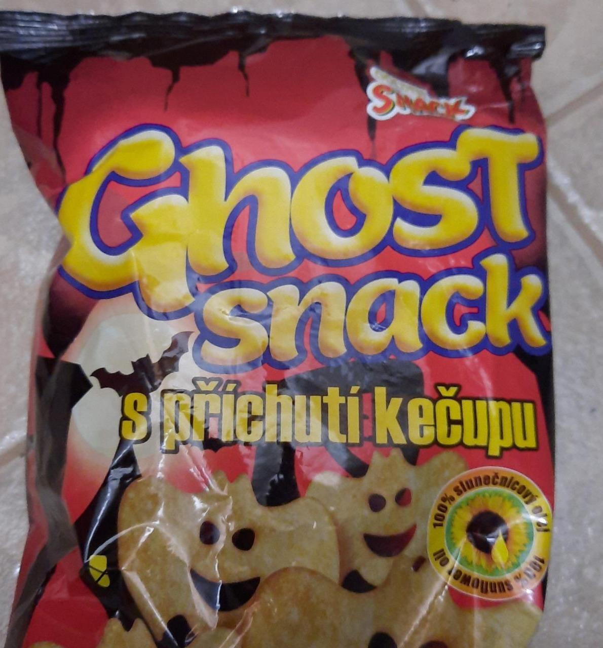 Фото - Ghost snack s příchutí kečup Golden Snack