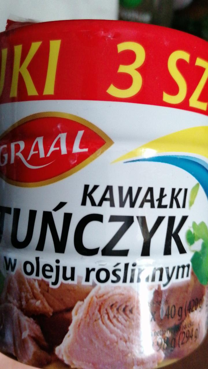 Фото - Тунець в олії Tuńczyk w oleju roślinnym Graal