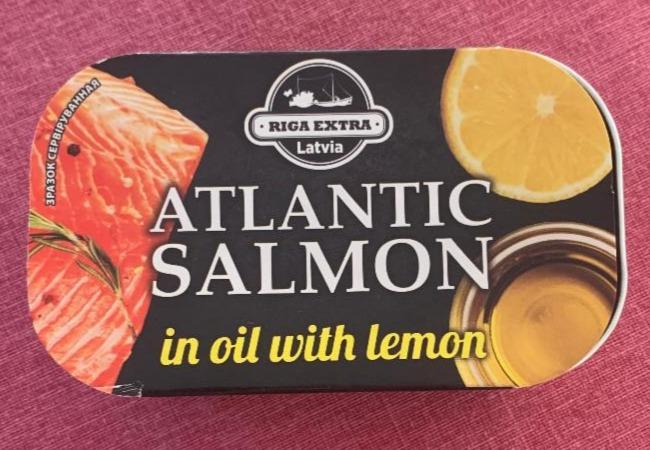Фото - Лосось атлантичний в олії з ароматом лимону Atlantic Salmon Riga Extra