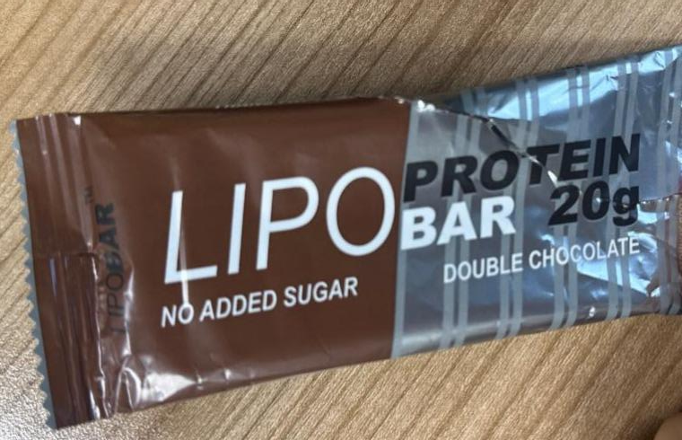 Фото - Батончик протеїновий Protein Bar Double Chocolate Lipo Lipobar