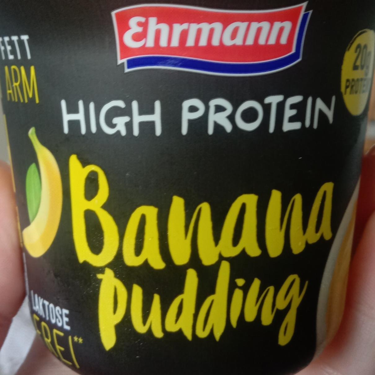 Фото - High Protein Pudding banana Ehrmann