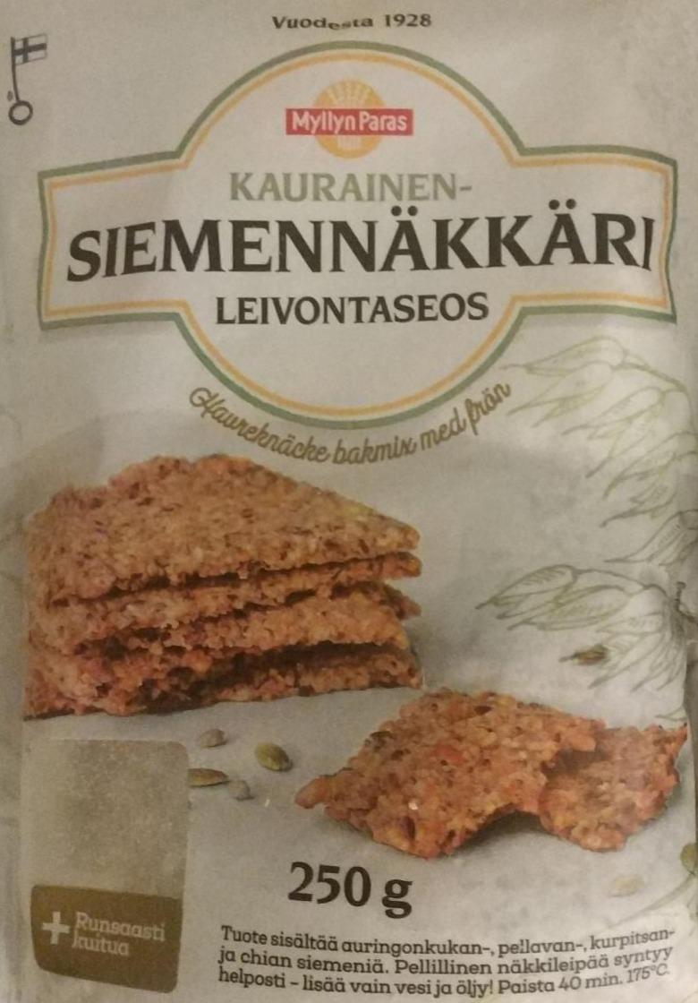 Фото - Kaurainen-siemennäkkäri leivontaseos Myllyn Paras