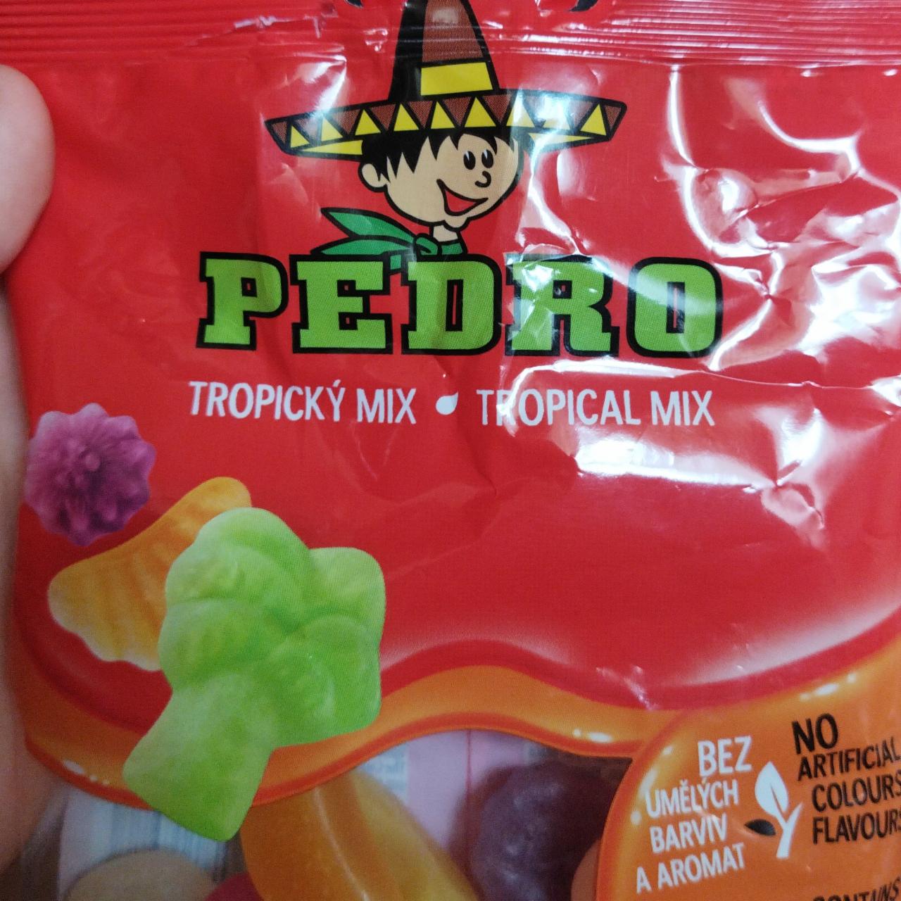 Фото - Цукерки желейні з фруктовим смаком Tropical Mix Pedro