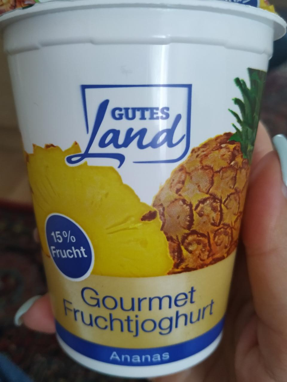Фото - Йогурт зі смаком ананасу Gutes Land