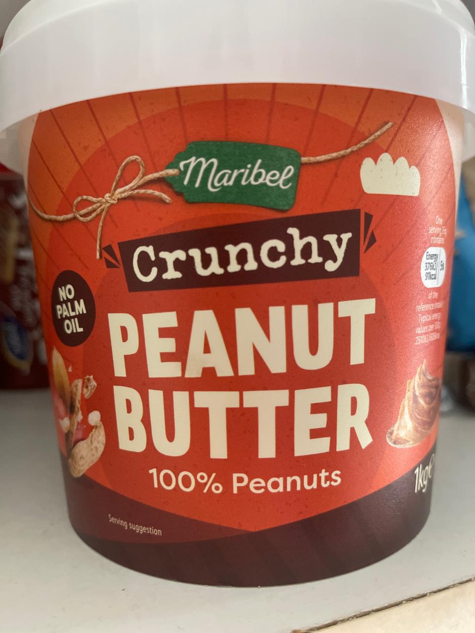 Фото - Арахісова паста Peanut Butter Crunchy Maribel