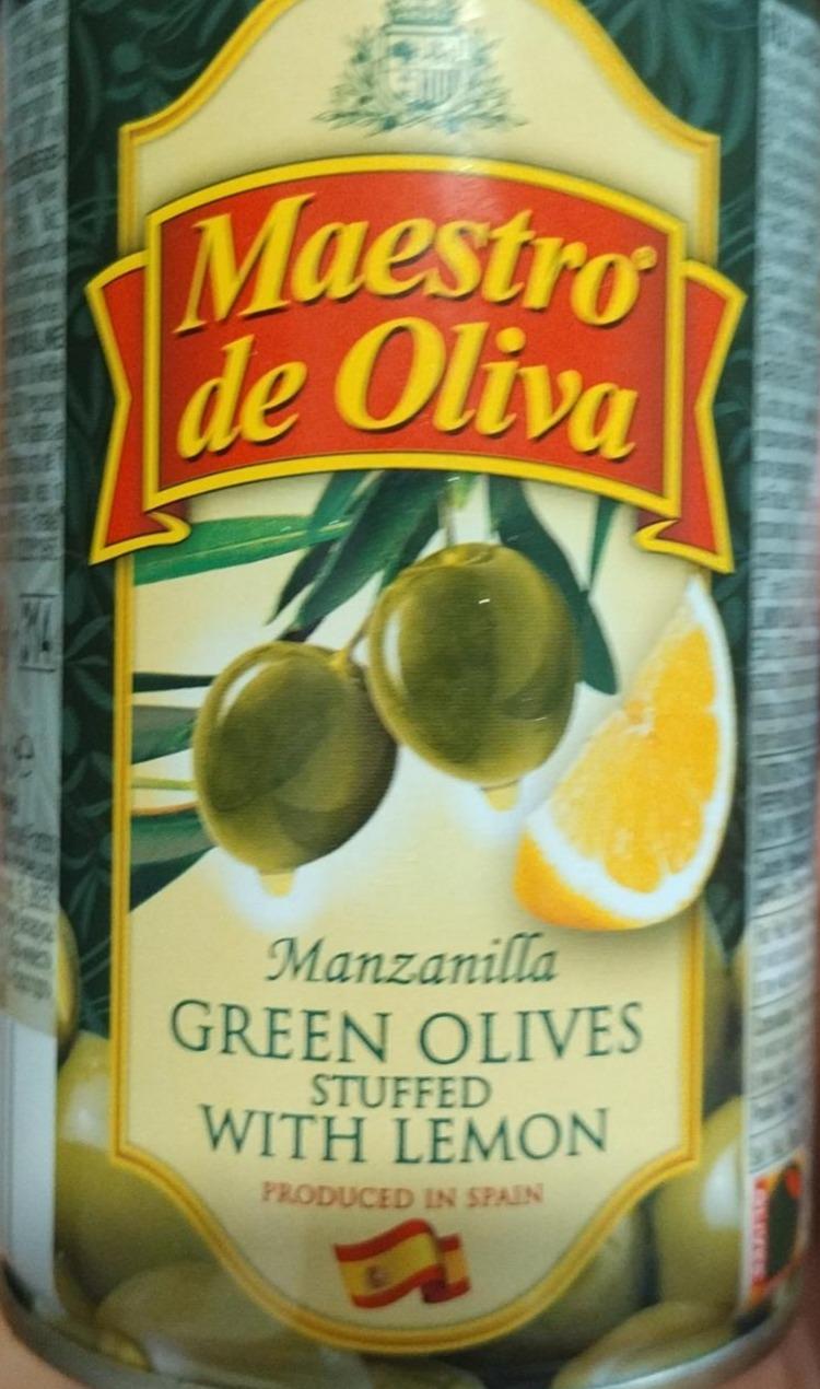 Фото - Оливки зелені з лимоном Maestro de Oliva
