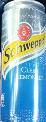Фото - Напій безалкогольний сильногазований Clear Lemonade Schweppes
