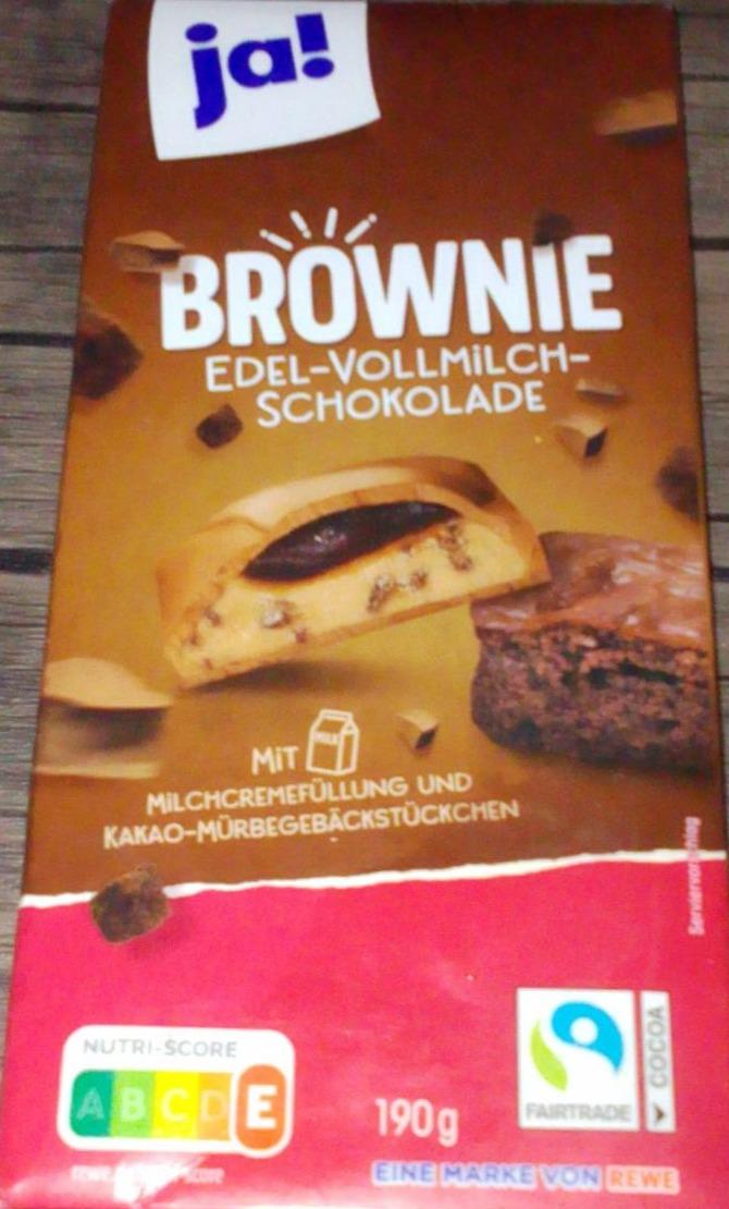 Фото - Brownie Edel vollmilch Schokolade Ja!