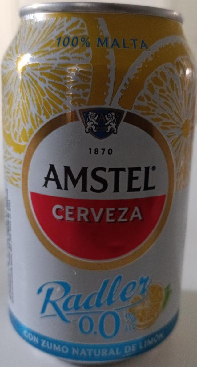 Фото - Пиво Radler безалкогольне світле з натуральним лимонним соком Amstel