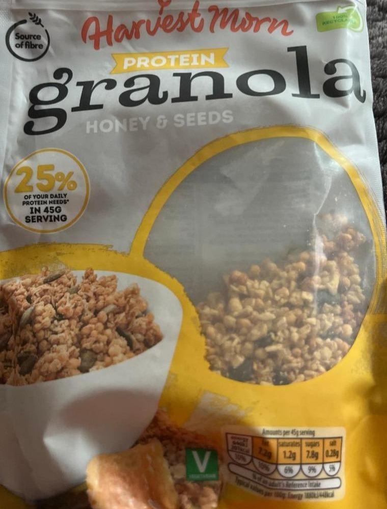 Фото - Protein Granola Honey and Seeds Harvest Morn