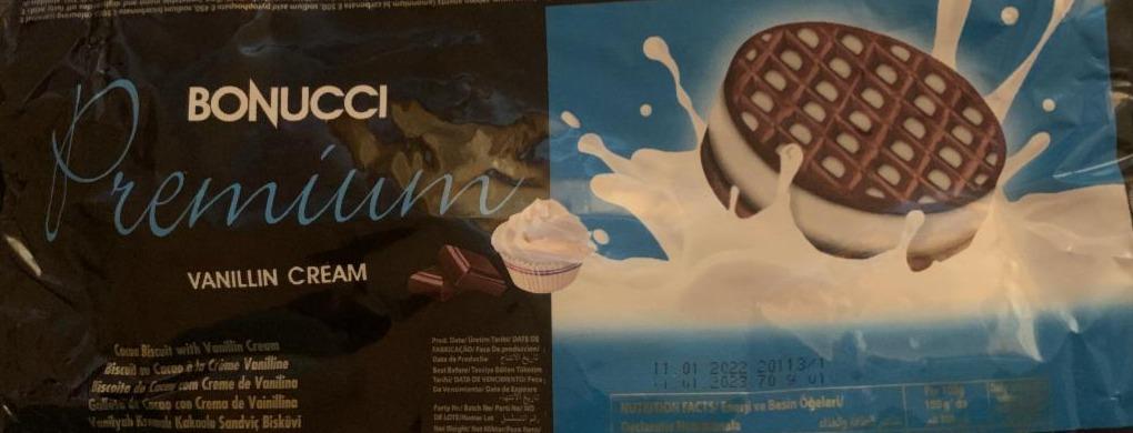 Фото - Печиво з ванільним кремом Vanillin Cream Premium Bonucci
