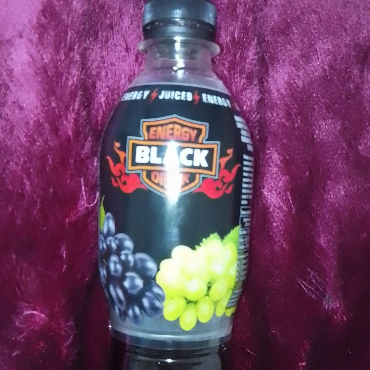 Фото - Напій енергетичний безалкогольний сильногазований Виноград Black Energy