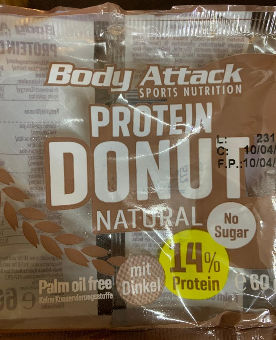 Фото - Protein donut natural Body Attack