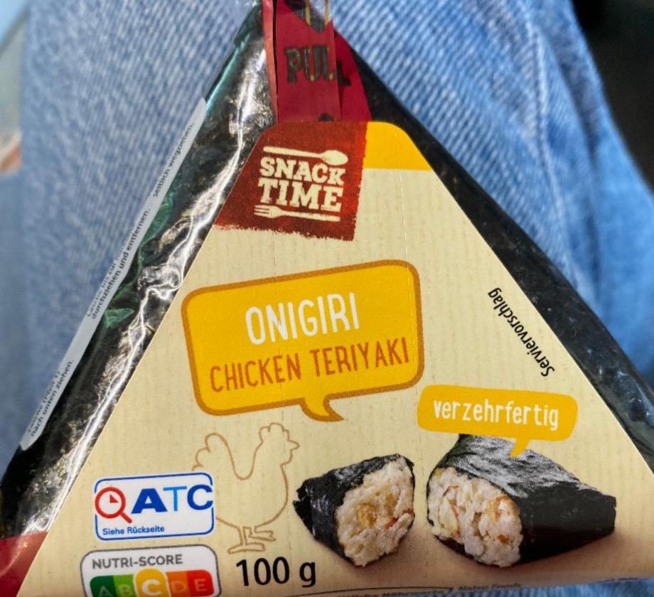 Фото - Onigiri Chicken Teriyaki Snack time