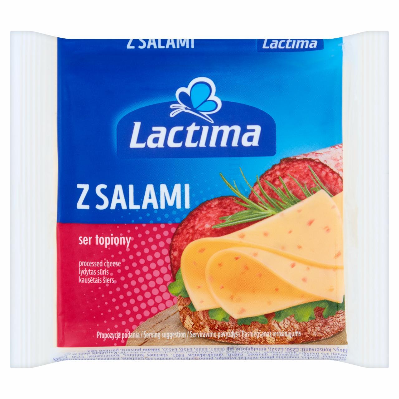 Фото - сир плавлений з салямі Lactima