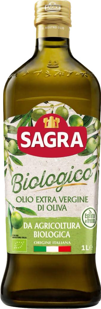 Фото - Олія оливкова Sagra першого віджиму Biologico