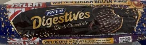 Фото - Печиво Digestives з чорним шоколадом McVitie's