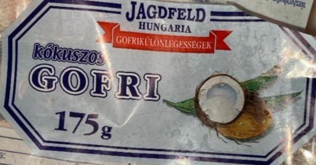 Фото - Вафлі з шоколадом і кокосовою стружкою Jagdfeld Hungaria