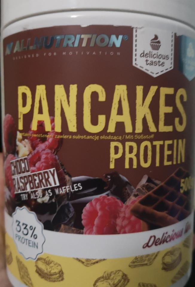 Фото - pancakes protein choco raspberry 33% protein Allnutrition