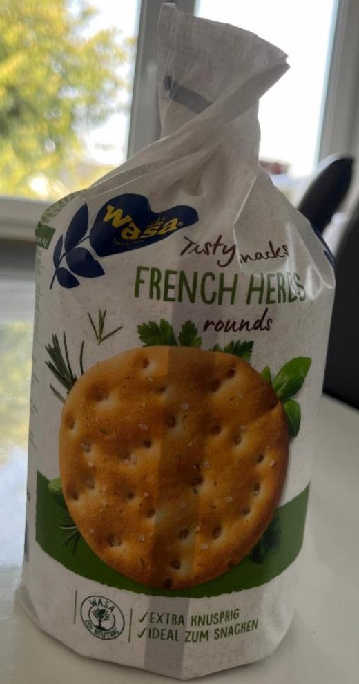 Фото - Tasty snacks french herbs rounds Wasa