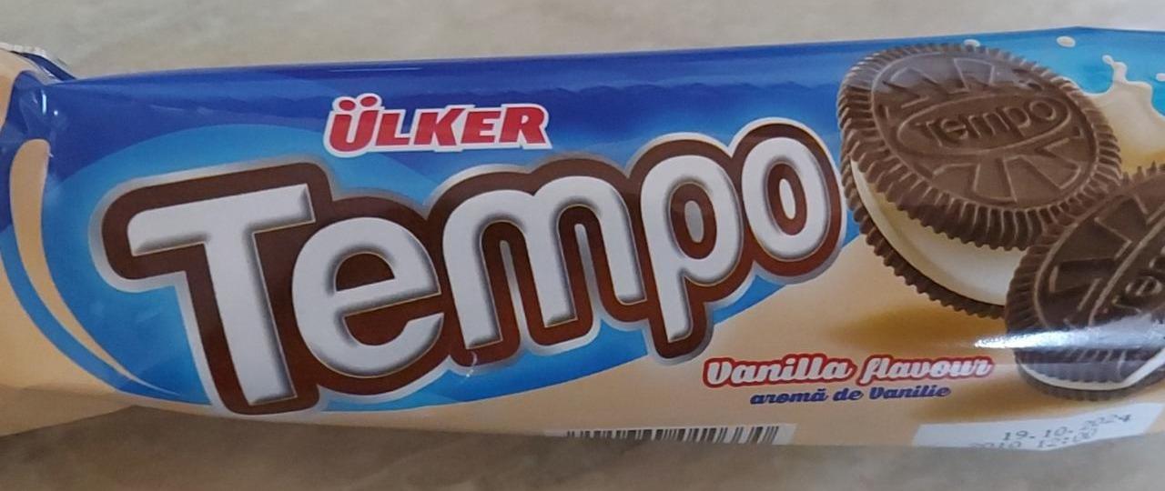 Фото - Печиво шоколадне з ванільним кремом Vanilla Tempo Ülker