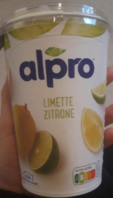 Фото - Йогурт соєвий із смаком лимону та лайму Alpro
