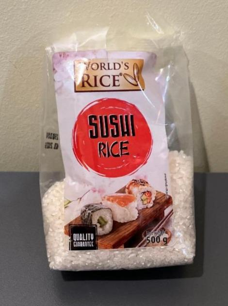 Фото - Рис круглозернистий для приготування суші World’s Rice