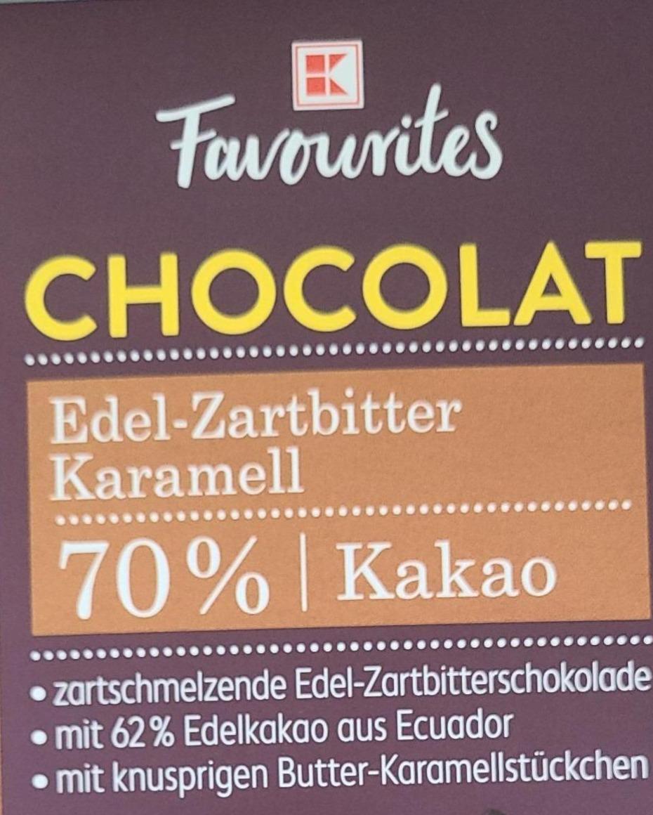 Фото - Chocolat Edel-Zartbitter Karamell 70% Kakao K-Favourites