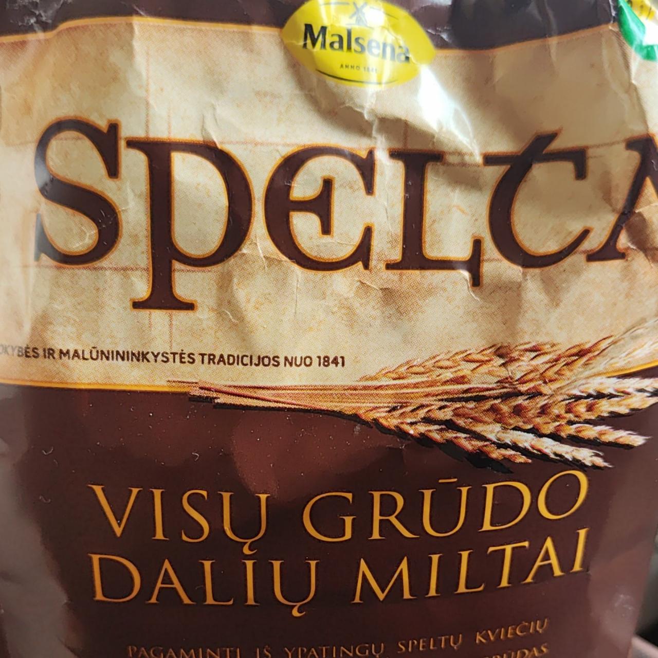 Фото - Борошно цільнозірнове пшеничне спельта Malsena