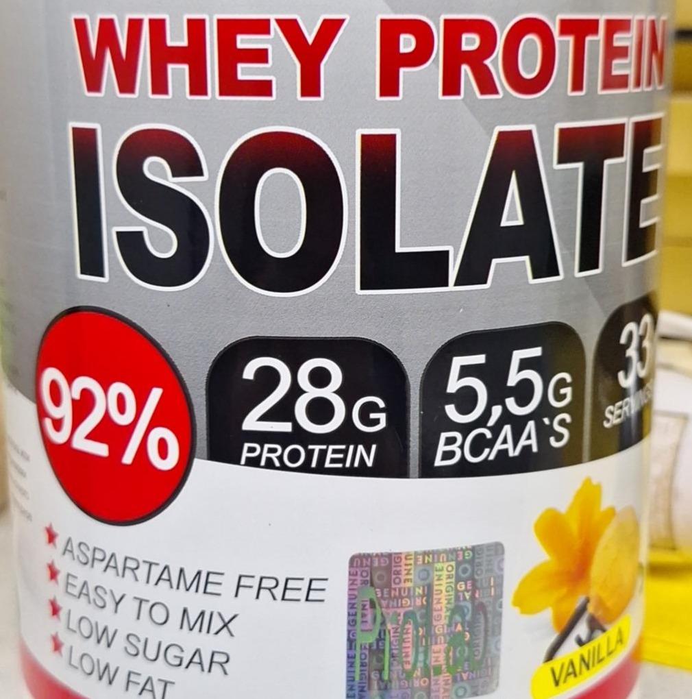 Фото - Whey Protein Isolate 92% Vanilla Pro Lab Nutrition